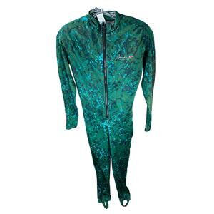 Henderson Spandex Printed Green Adults Jumpsuit Scuba Diving Wetsuit Medium
